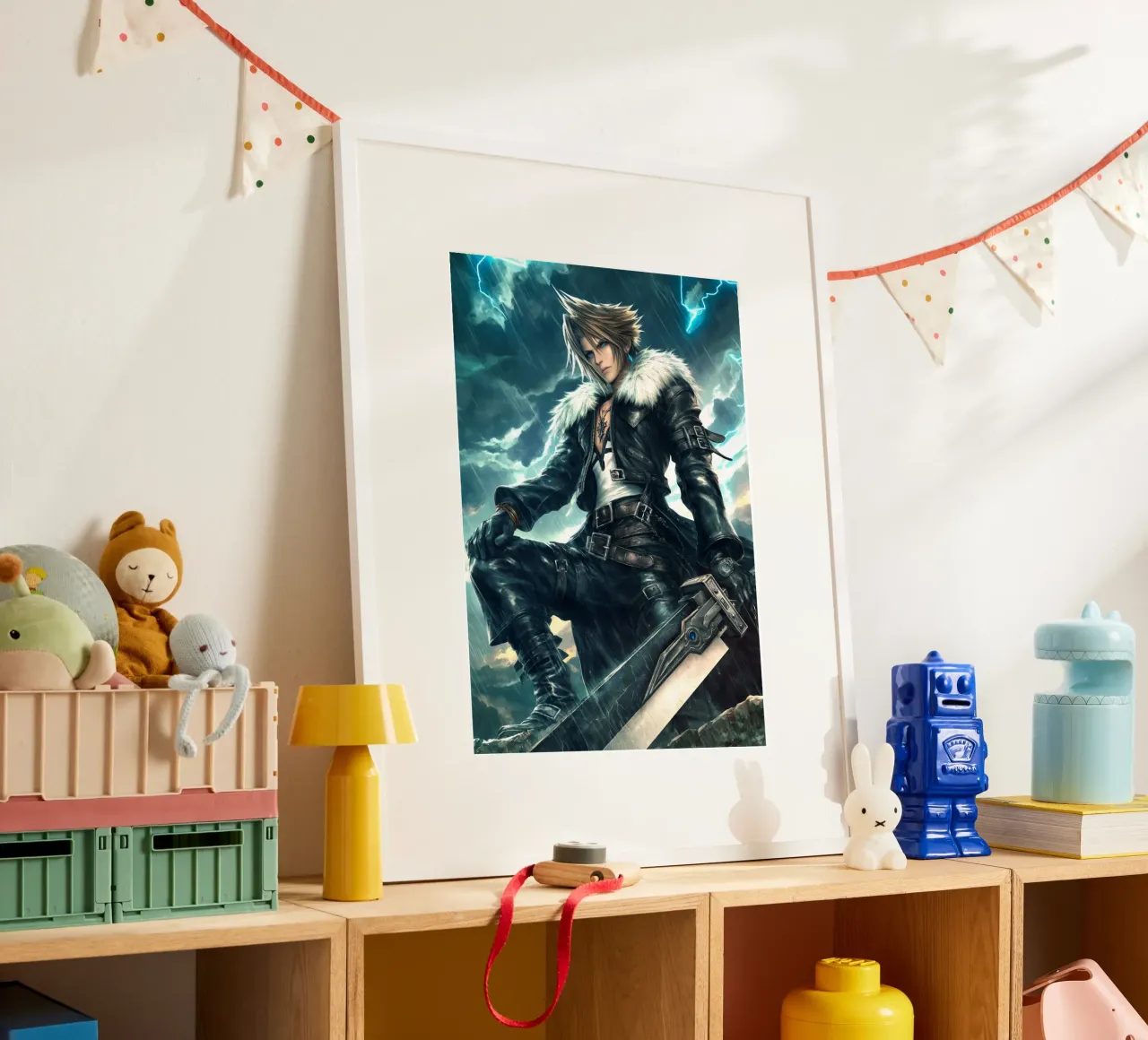 FFVIII FF8 Squall Leonhart Final Fantasy poster da Fleur de Lys
