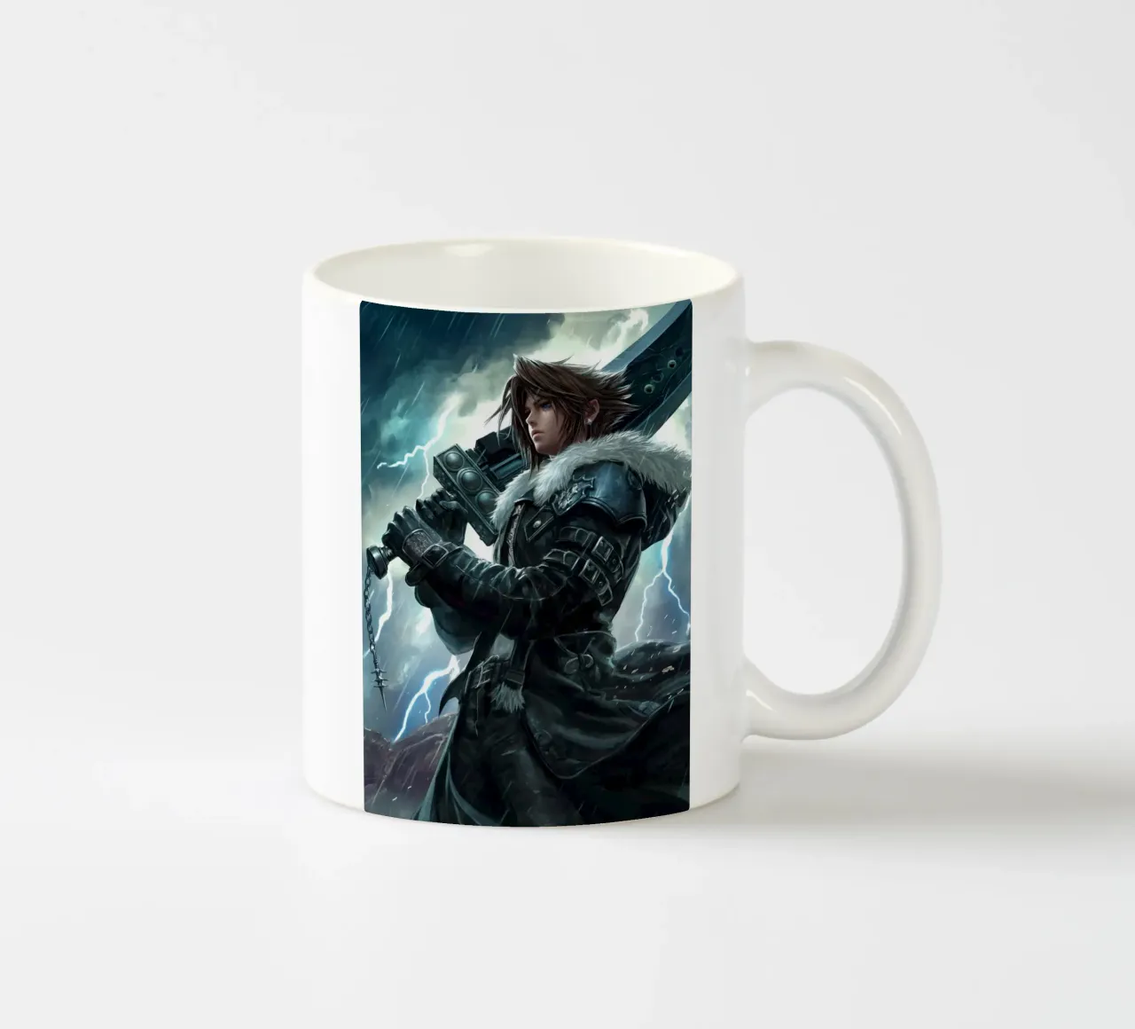 FFVIII FF8 Squall Leonhart Final Fantasy tazza in ceramica da Fleur de Lys