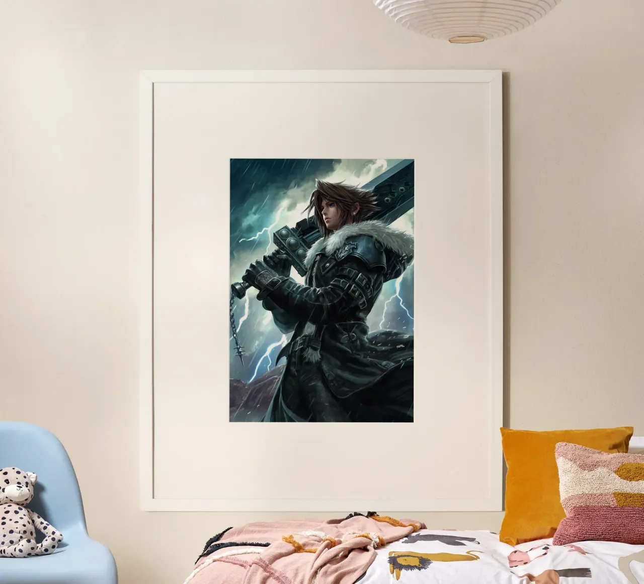 FFVIII FF8 Squall Leonhart Final Fantasy poster da Fleur de Lys