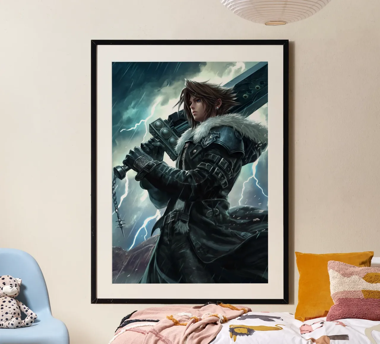 FFVIII FF8 Squall Leonhart Final Fantasy poster da Fleur de Lys