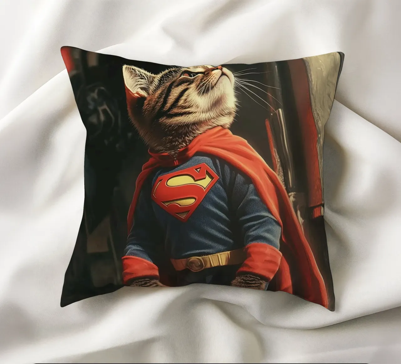 Supercat Nr. 03 cuscino da lazydaypaper