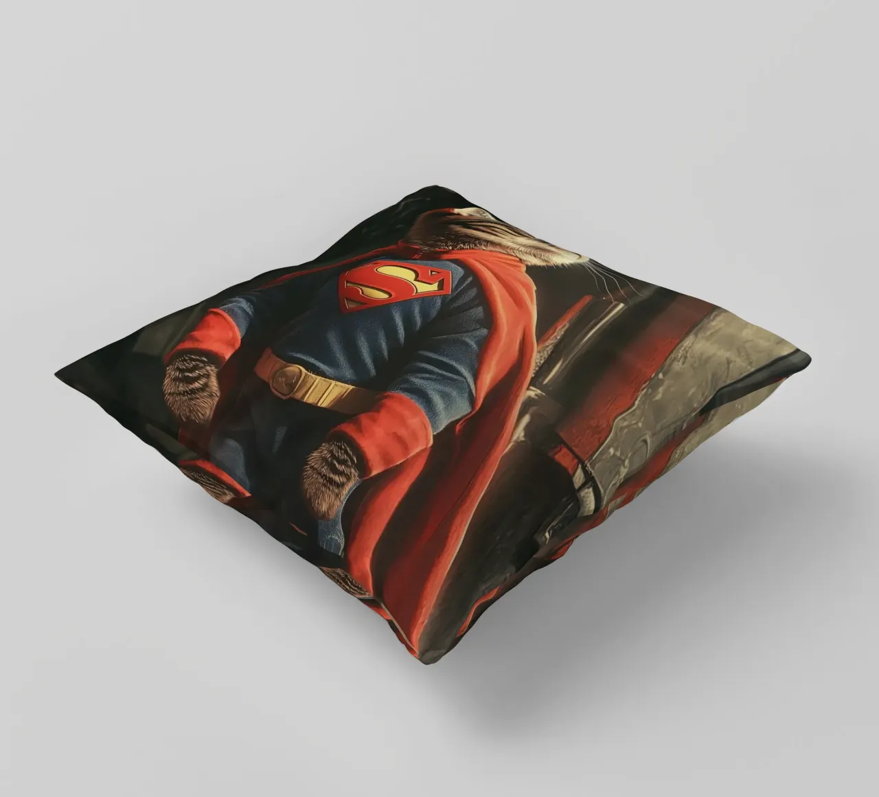 Supercat Nr. 03 cuscino da lazydaypaper