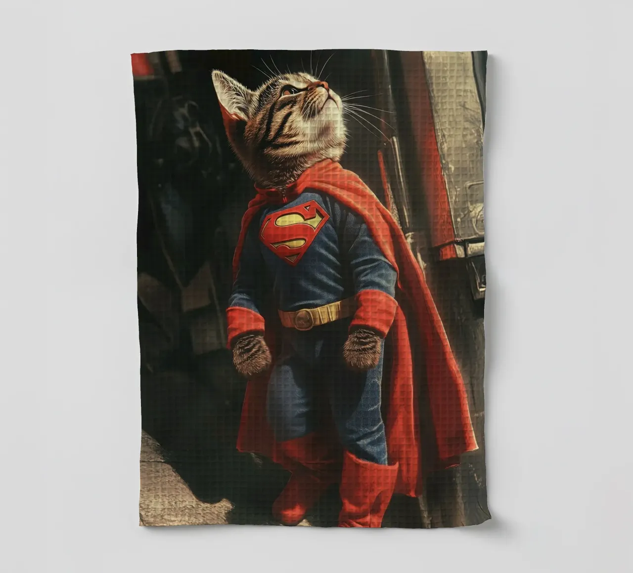 Supercat Nr. 03 canovaccio da cucina da lazydaypaper