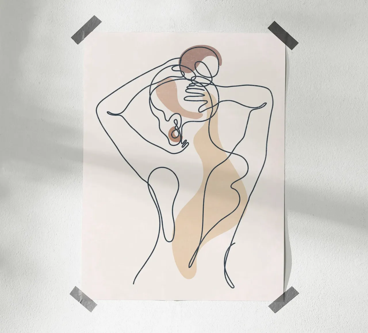 Nudo artistico dalle linee aggraziate poster da Ken Kelly