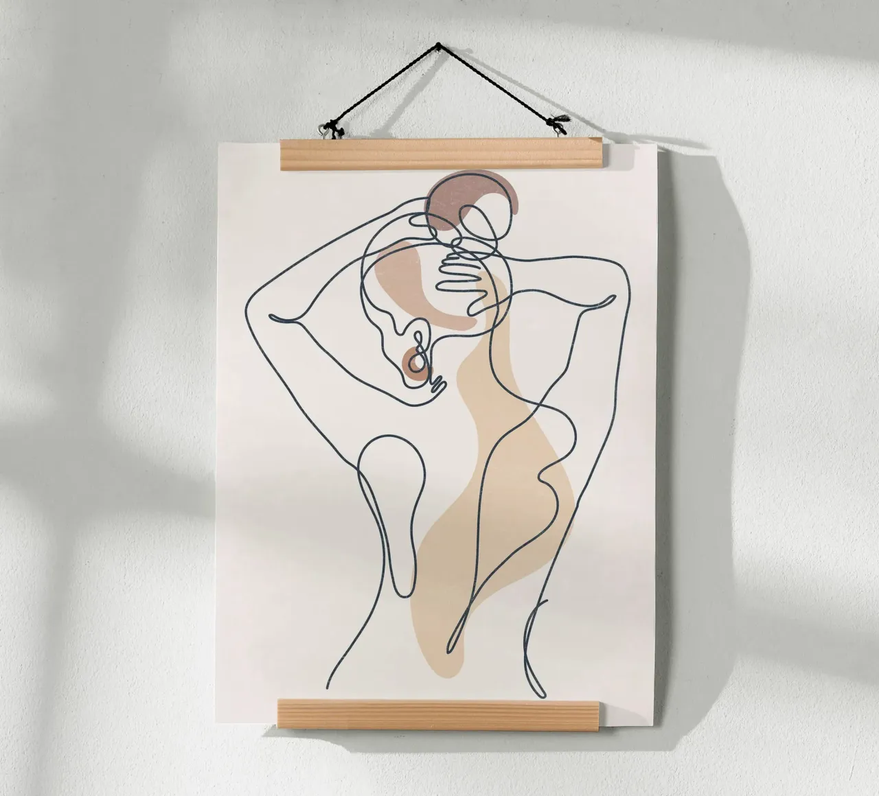 Nudo artistico dalle linee aggraziate poster da Ken Kelly