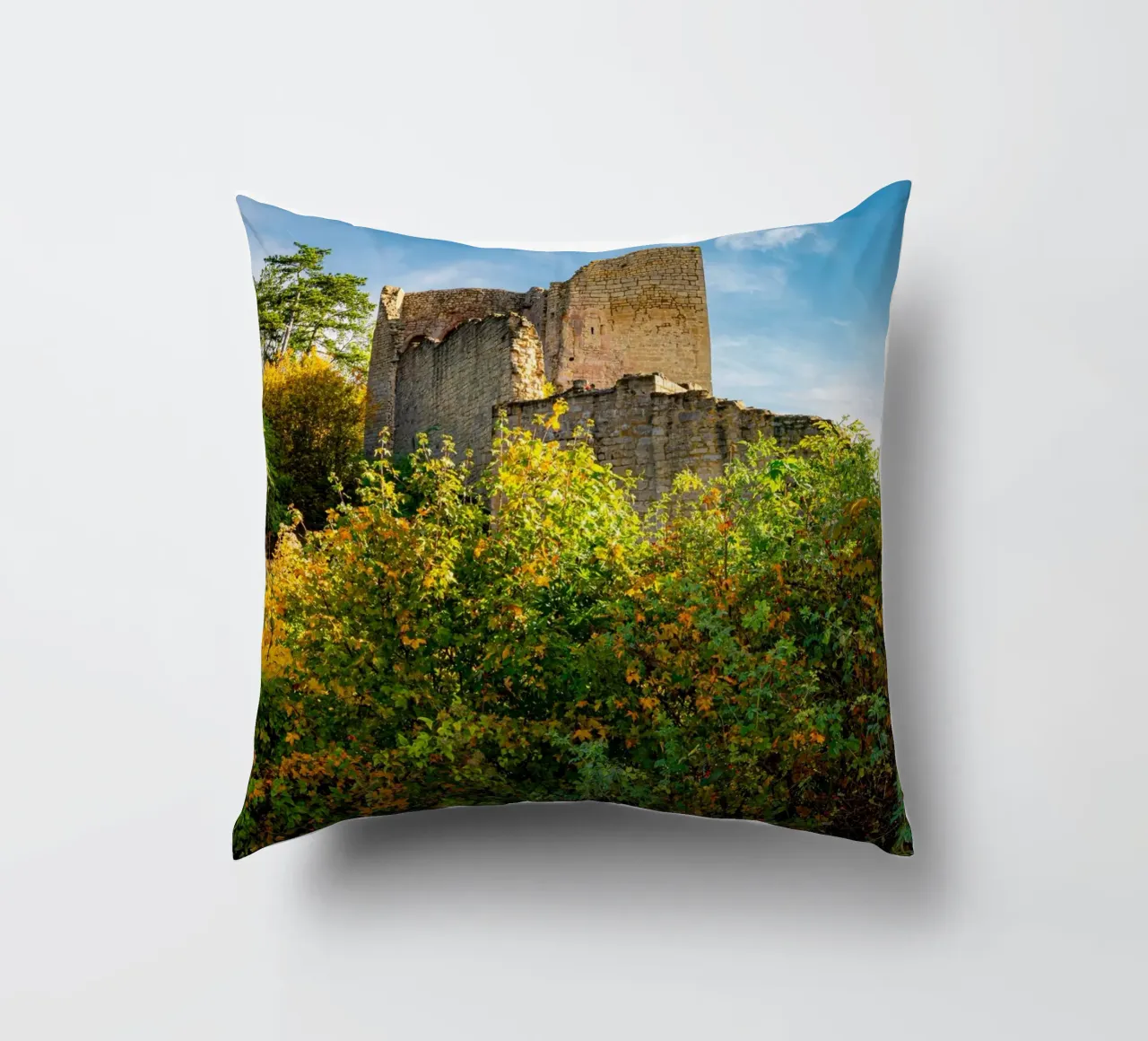 Rovine del castello di Lobdeburgo cuscino da Marcus Beckert | Fotografie