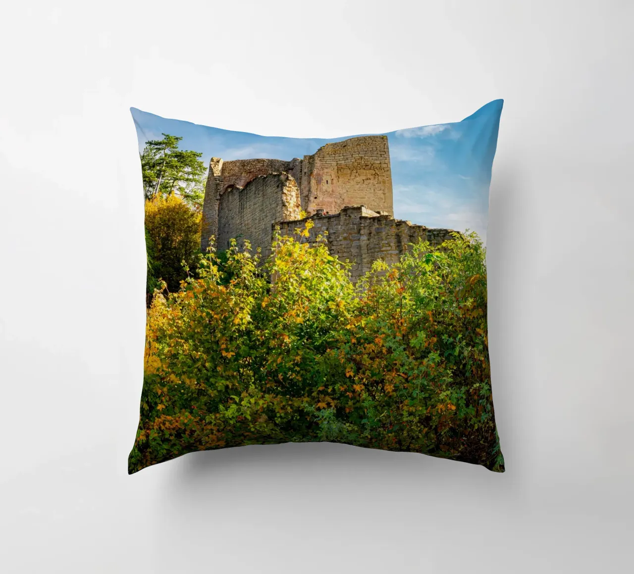 Rovine del castello di Lobdeburgo cuscino da Marcus Beckert | Fotografie