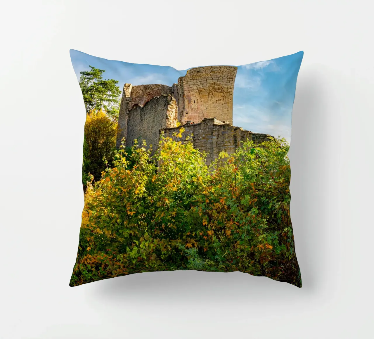 Rovine del castello di Lobdeburgo cuscino da Marcus Beckert | Fotografie