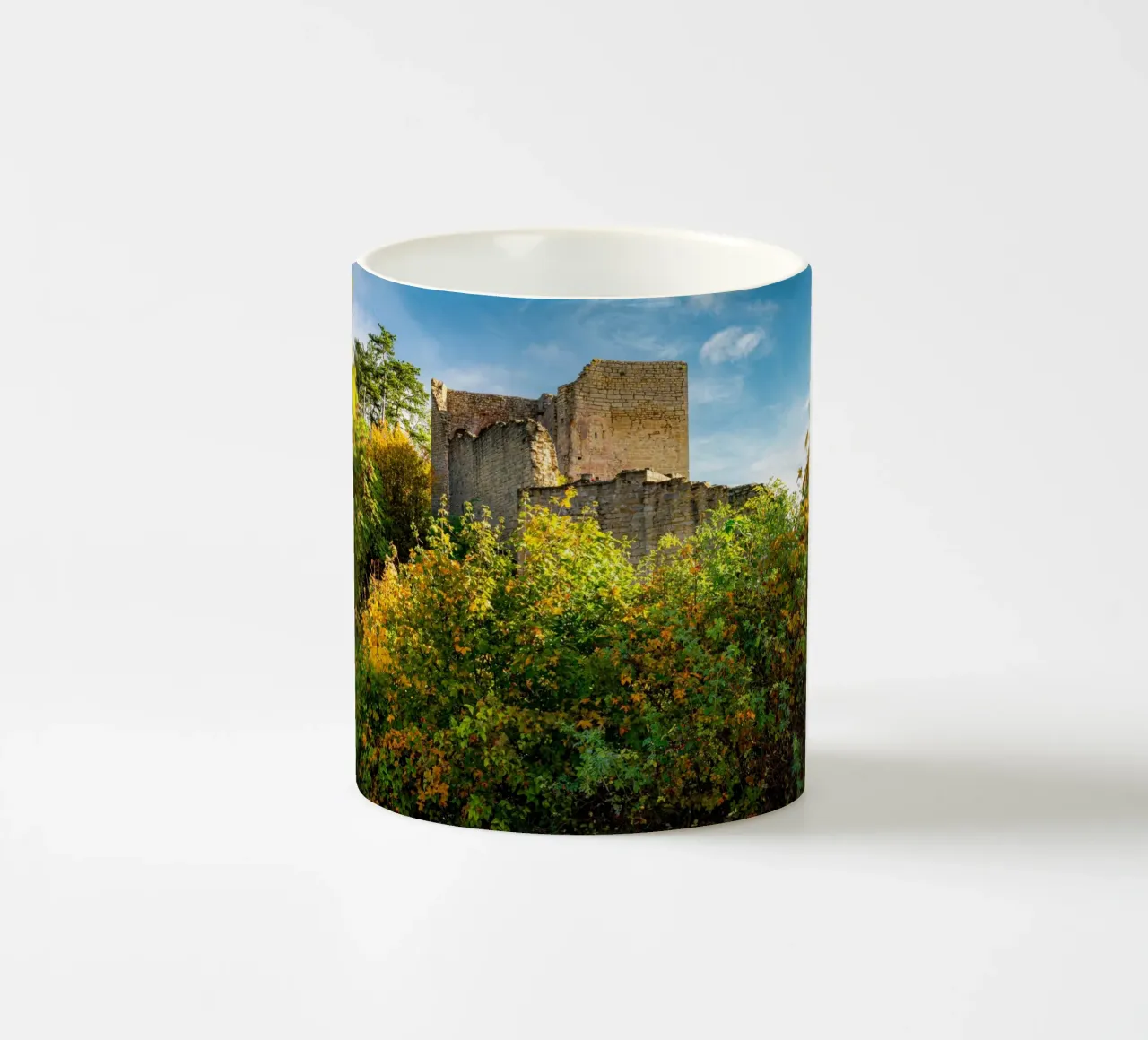 Rovine del castello di Lobdeburgo tazza in ceramica da Marcus Beckert | Fotografie