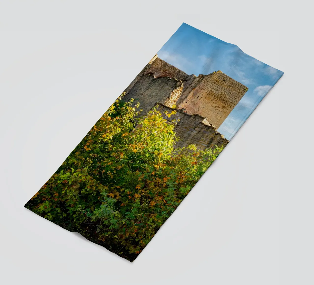 Rovine del castello di Lobdeburgo telo mare da Marcus Beckert | Fotografie