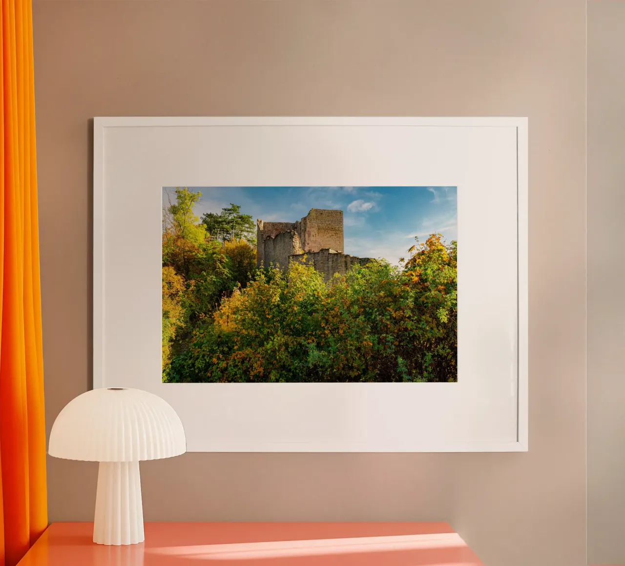 Rovine del castello di Lobdeburgo poster da Marcus Beckert | Fotografie