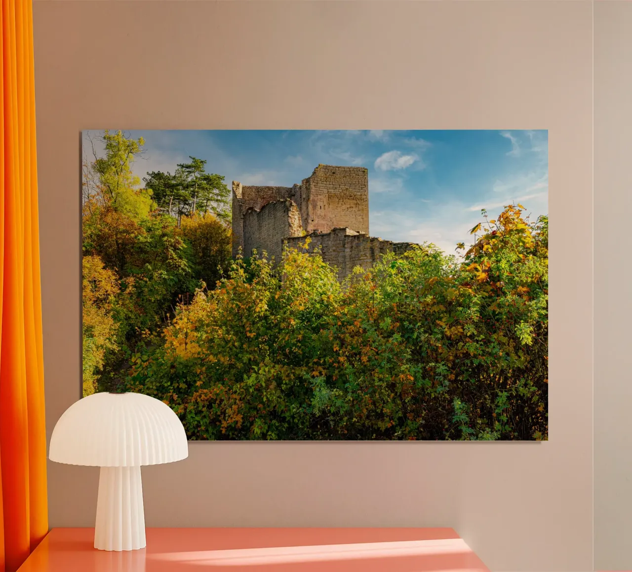 Rovine del castello di Lobdeburgo poster da Marcus Beckert | Fotografie