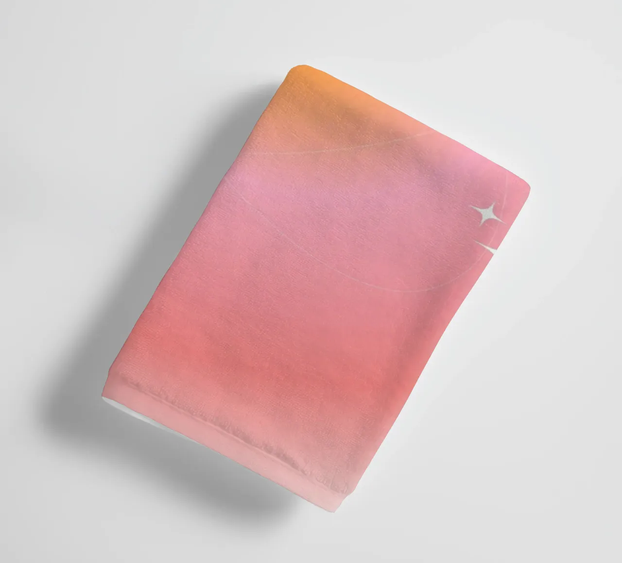 Seek and Expect Miracles, Aura Gradient Art Print towel by vintagepod
