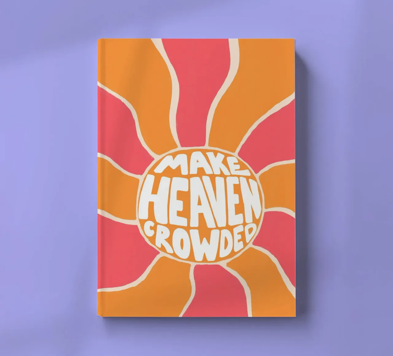 Make Heaven Crowded, Retro Christian Art Print notebook by vintagepod