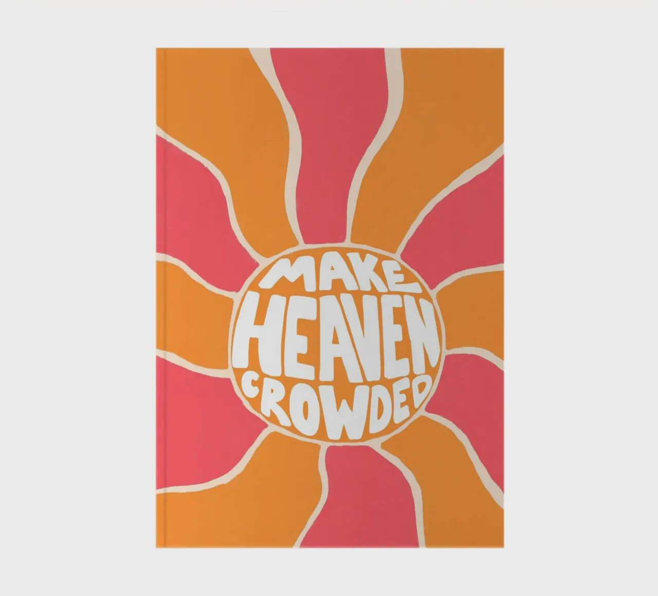 Make Heaven Crowded, Retro Christian Art Print notebook by vintagepod