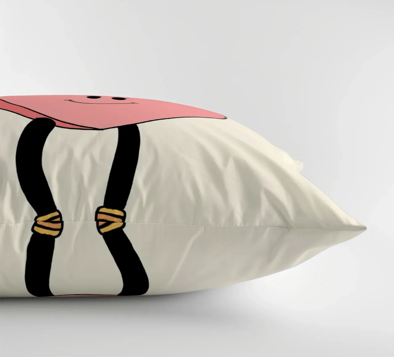 Tu as été créé dans un but précis, impression d'art avec un cœur mignon coussin de vintagepod