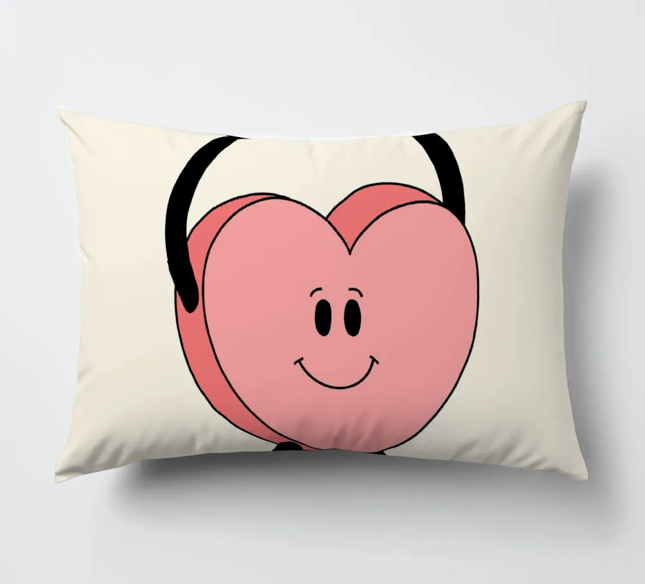 Tu as été créé dans un but précis, impression d'art avec un cœur mignon coussin de vintagepod