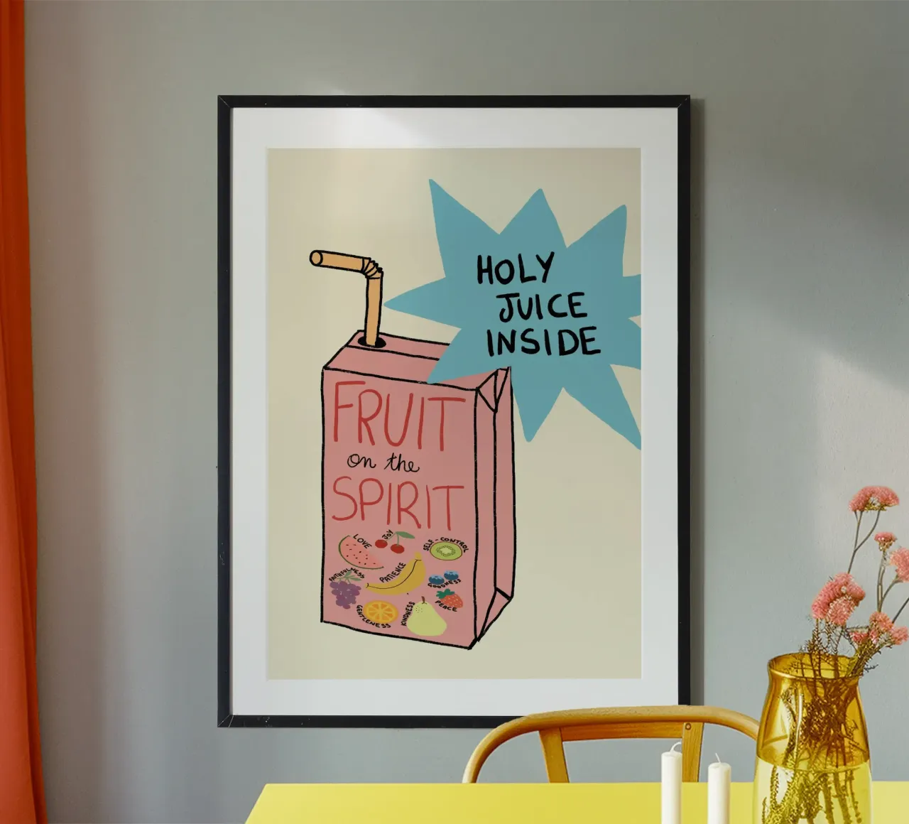 Frucht des Geistes, Heiliger Saft Kunstdruck Poster von vintagepod