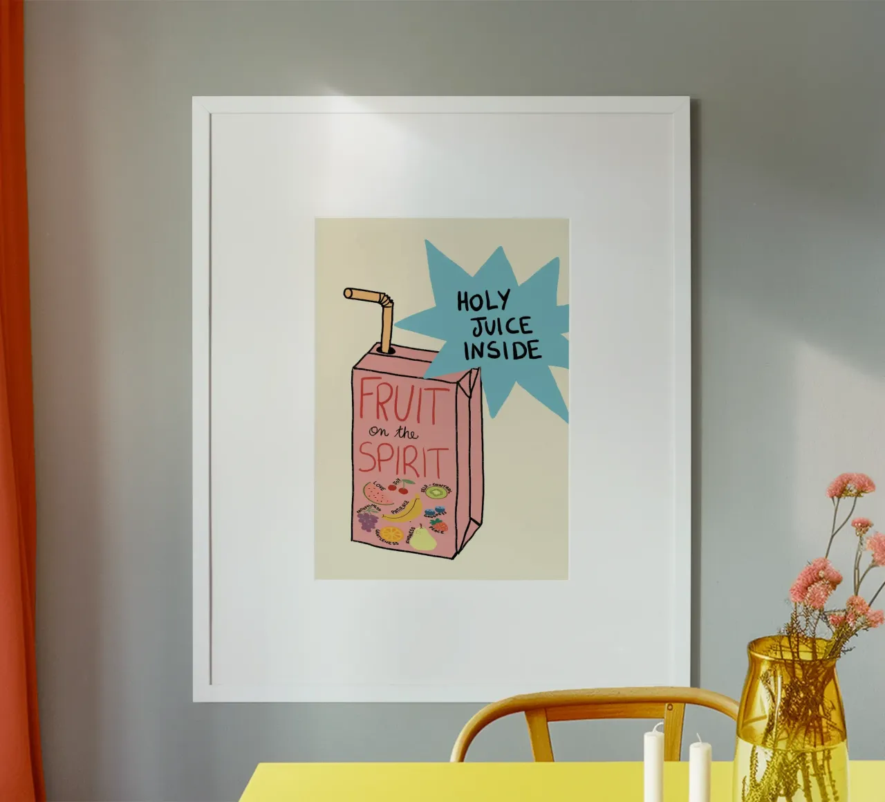 Frucht des Geistes, Heiliger Saft Kunstdruck Poster von vintagepod