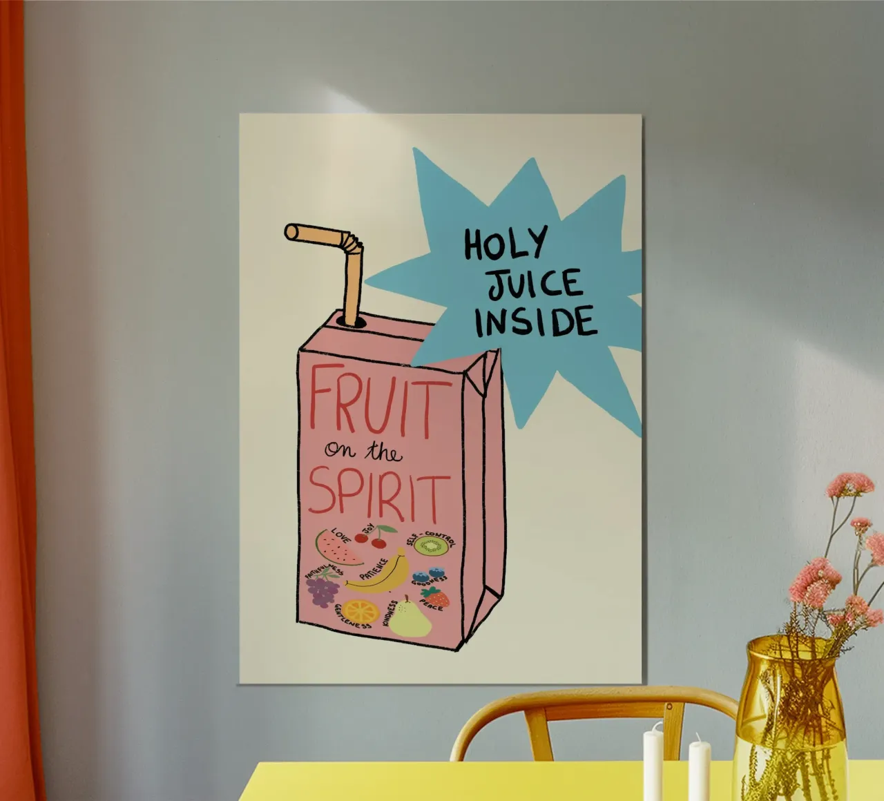Frucht des Geistes, Heiliger Saft Kunstdruck Poster von vintagepod