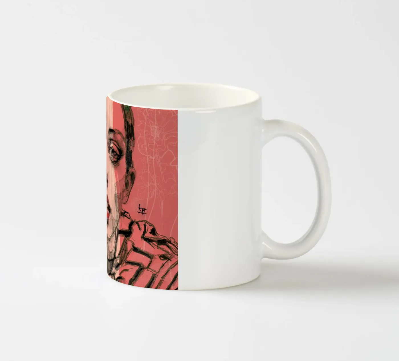 stripes ceramic mug by Giulio Iurissevich