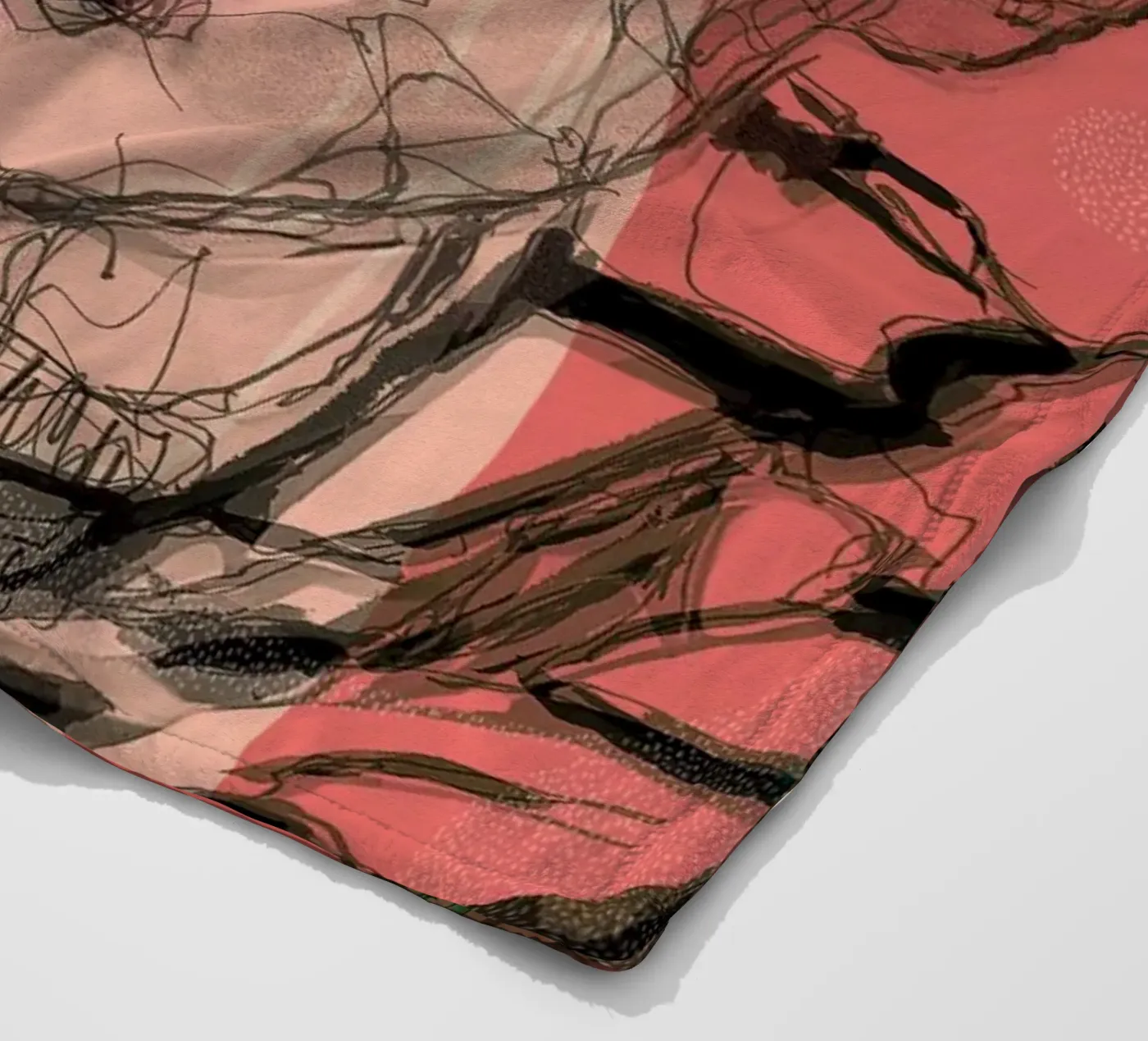 stripes fleece blanket by Giulio Iurissevich