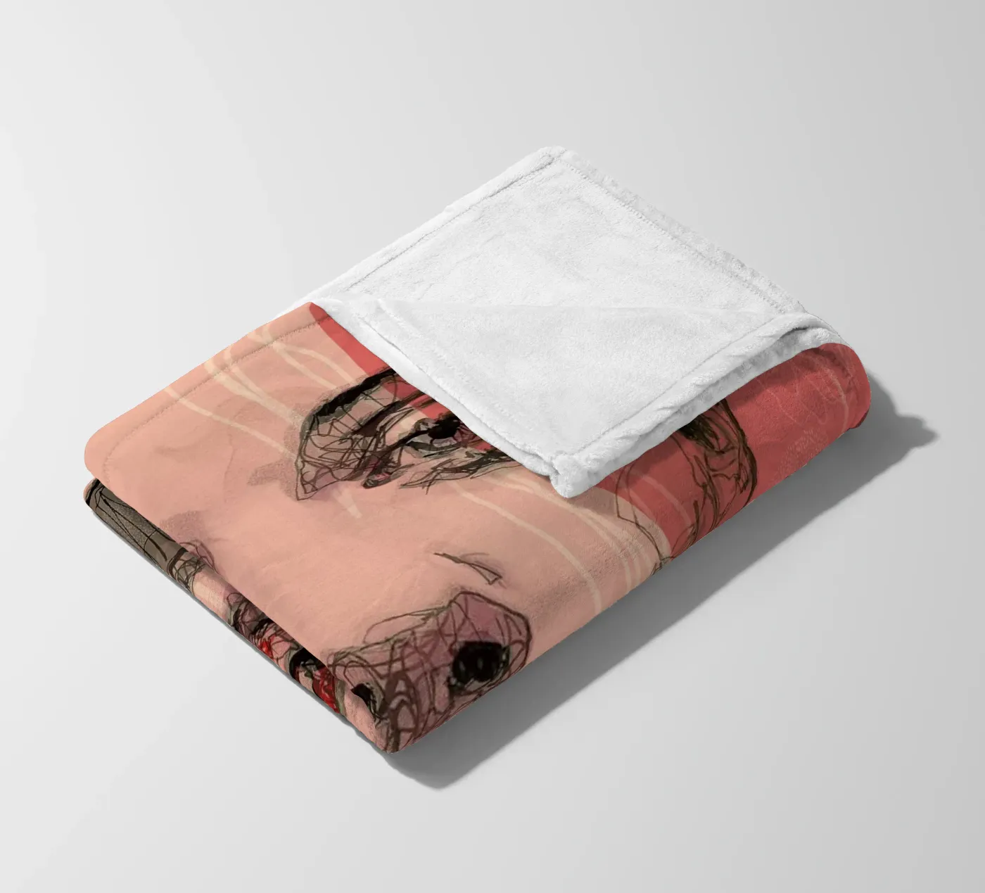 stripes fleece blanket by Giulio Iurissevich