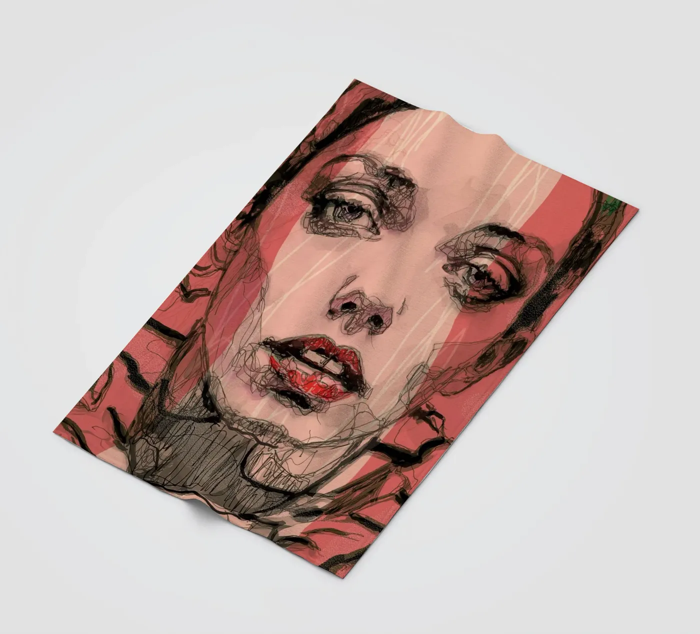 stripes fleece blanket by Giulio Iurissevich
