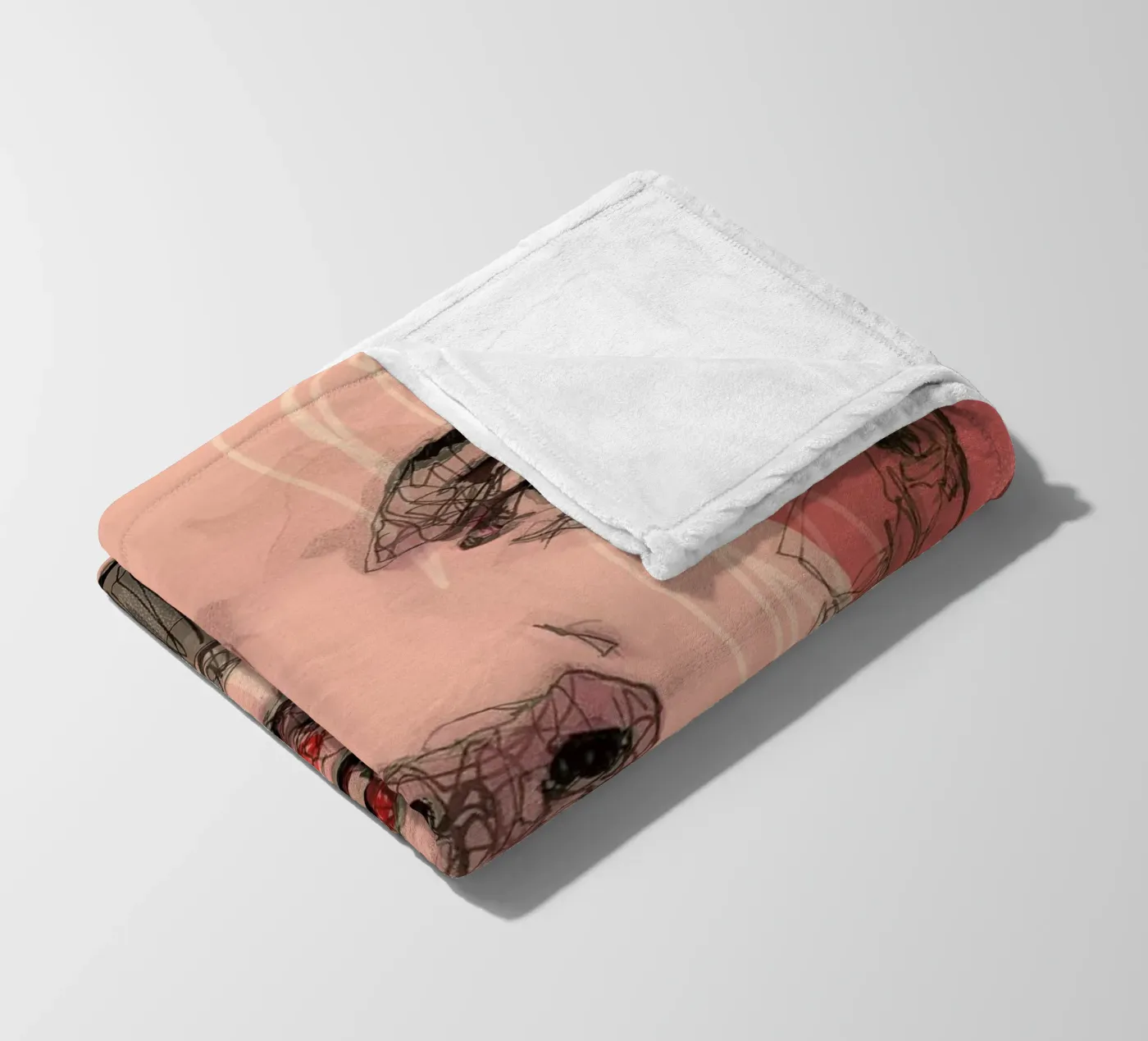 stripes fleece blanket by Giulio Iurissevich