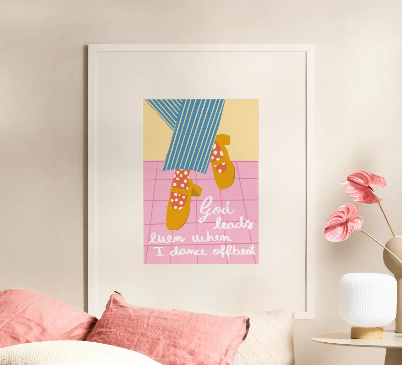 Dio guida anche quando danzo in modo strano, stampa d'arte poster da vintagepod