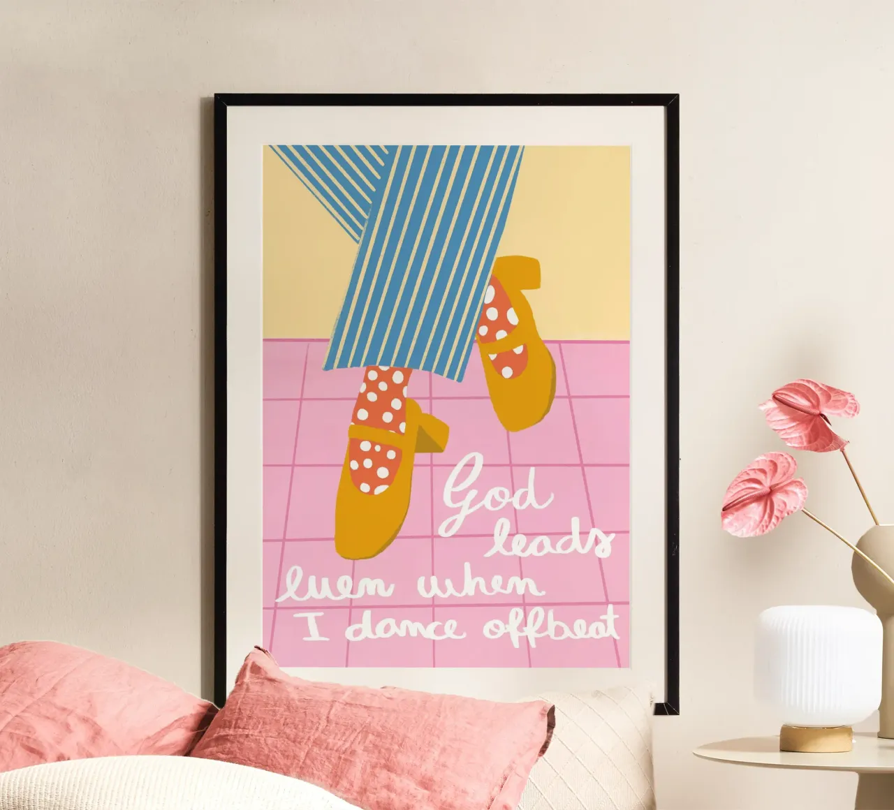 Dio guida anche quando danzo in modo strano, stampa d'arte poster da vintagepod