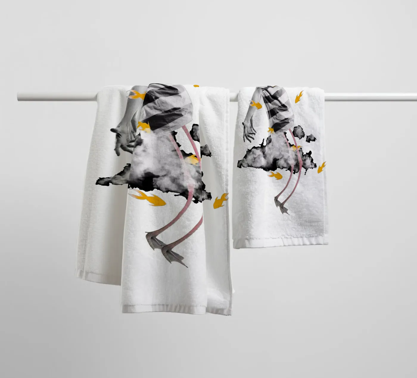 Fly badhanddoek van Design by Soph