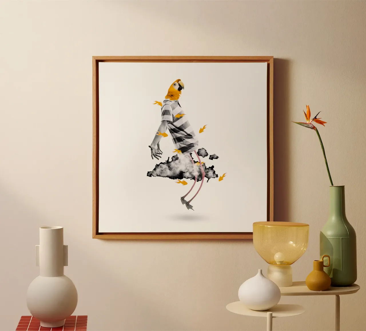 Fly tela con Cornice a cassetta da Design by Soph