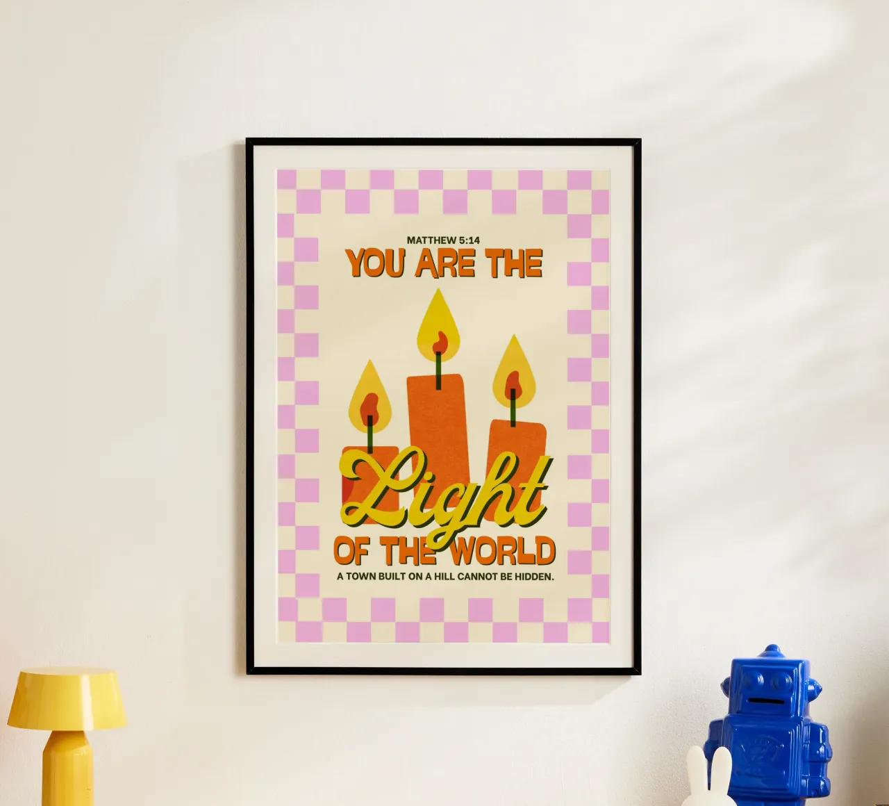 You Are the Light of the World, Christian Art poster by vintagepod