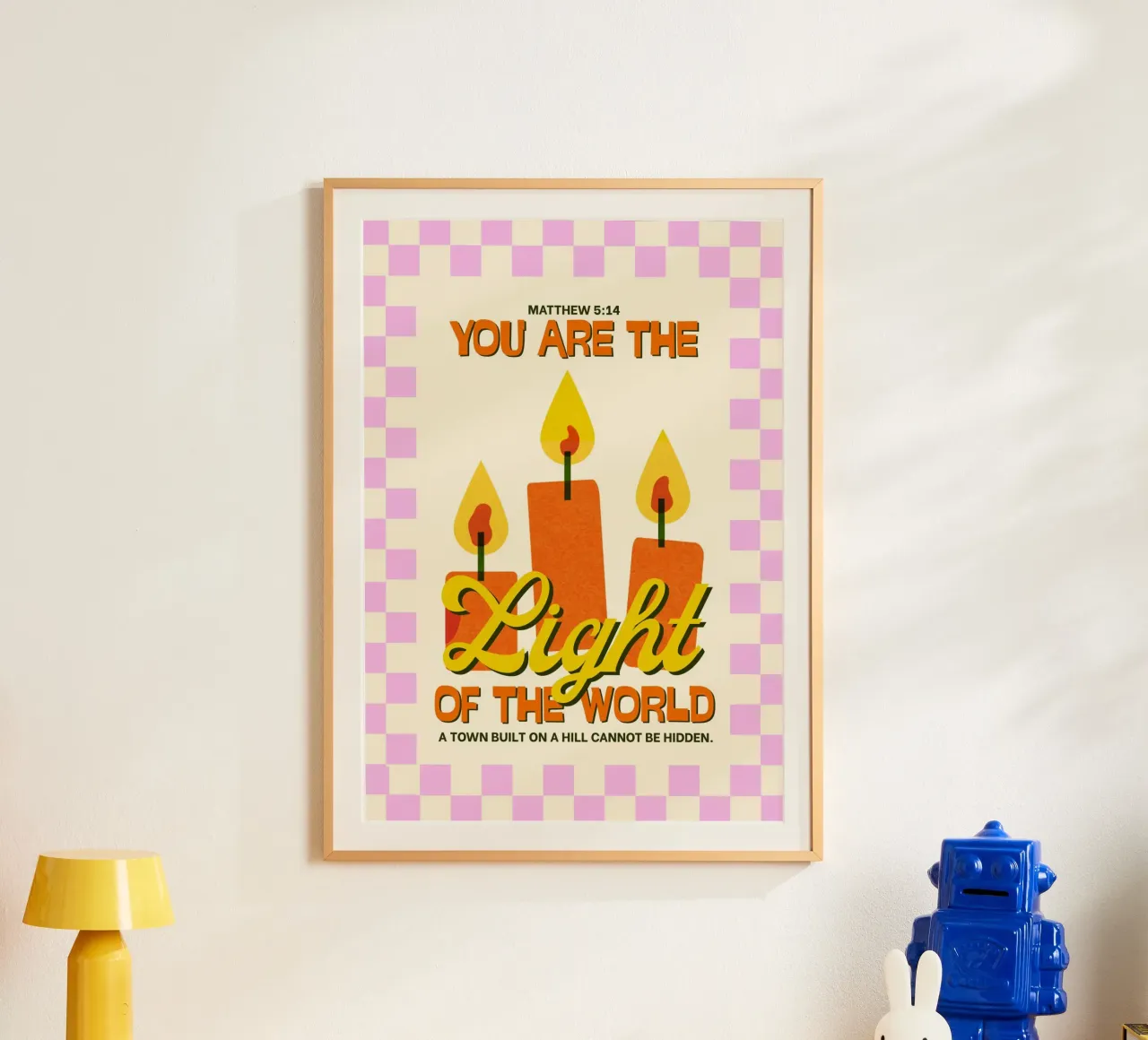 You Are the Light of the World, Christian Art poster by vintagepod