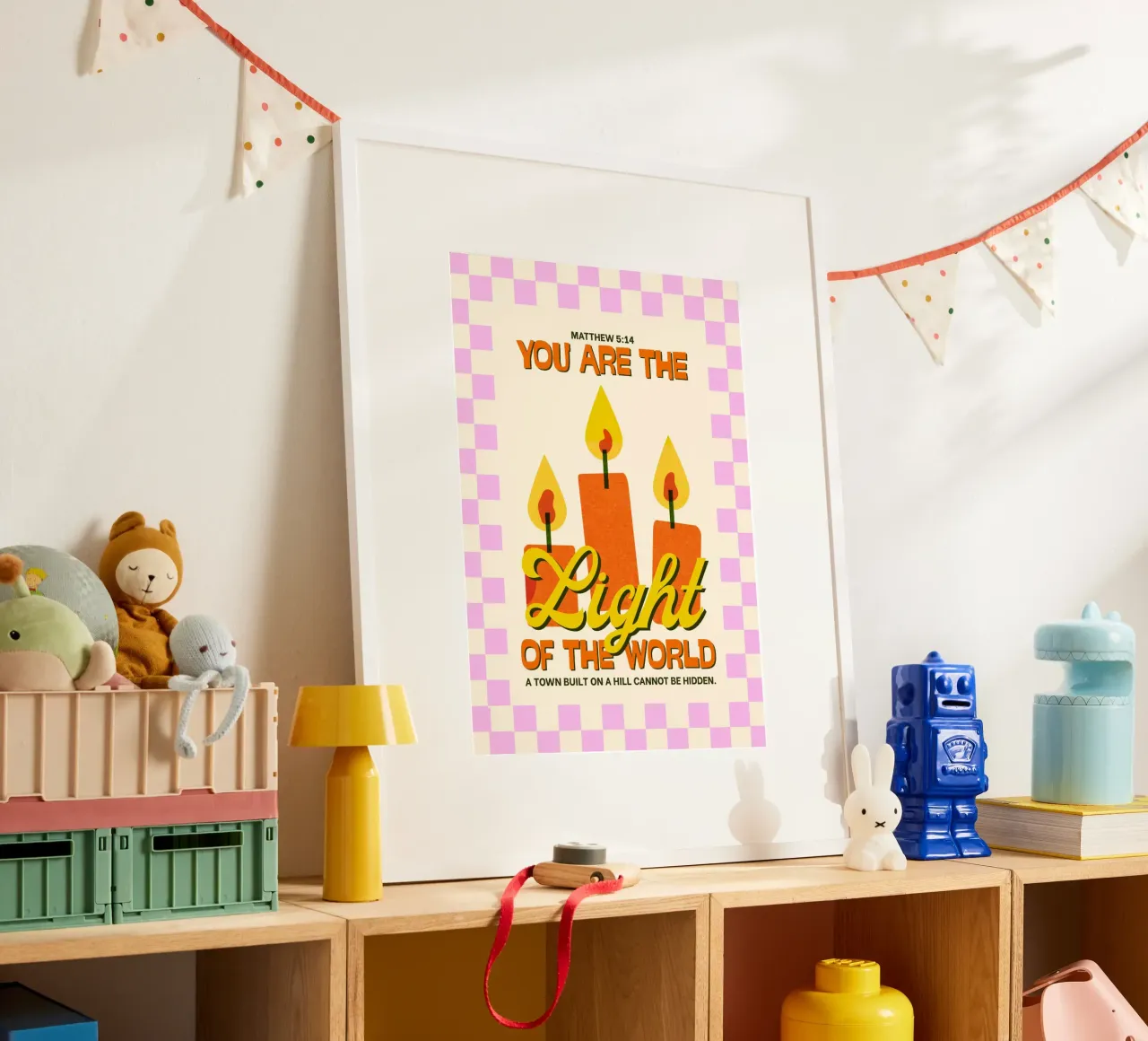 You Are the Light of the World, Christian Art poster by vintagepod