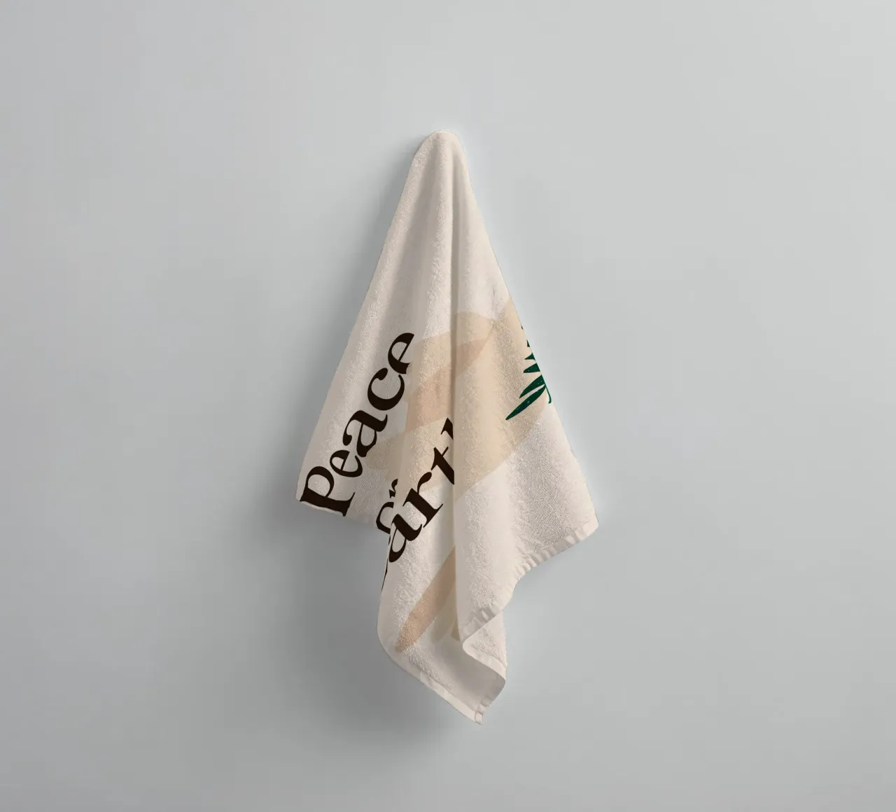 Paix sur Terre, Colombe Minimaliste Art Print serviette de bain de vintagepod