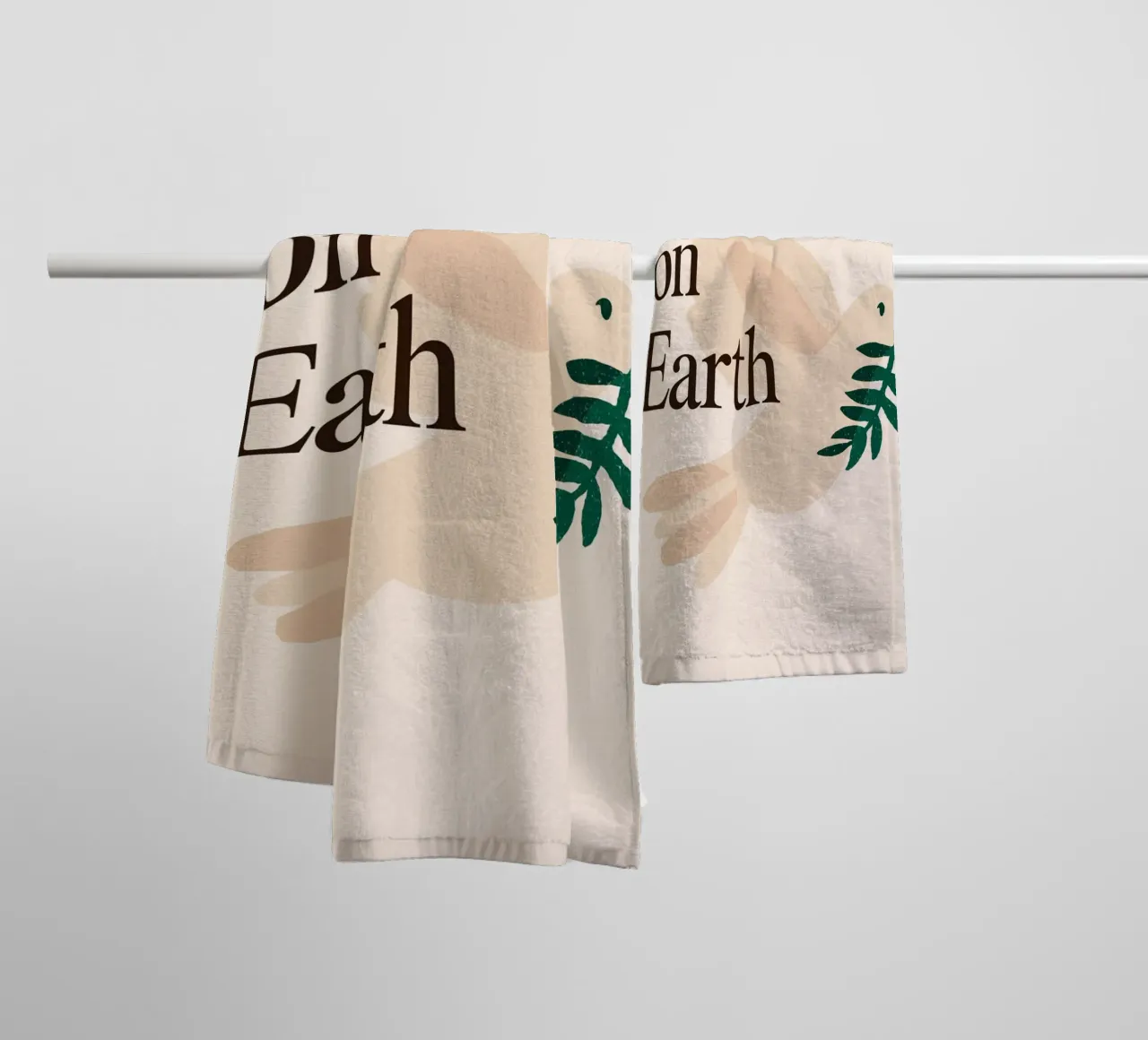 Paix sur Terre, Colombe Minimaliste Art Print serviette de bain de vintagepod