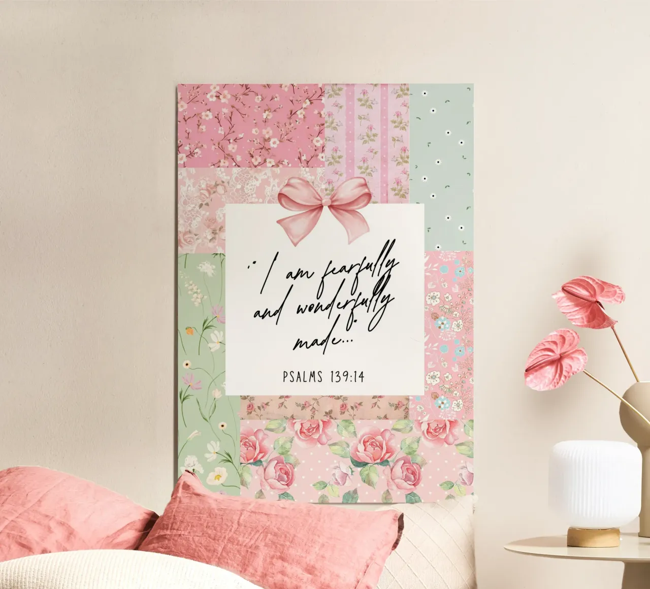 Fearfully & Wonderfully Made, Salmo 139:14 Póster poster de vintagepod