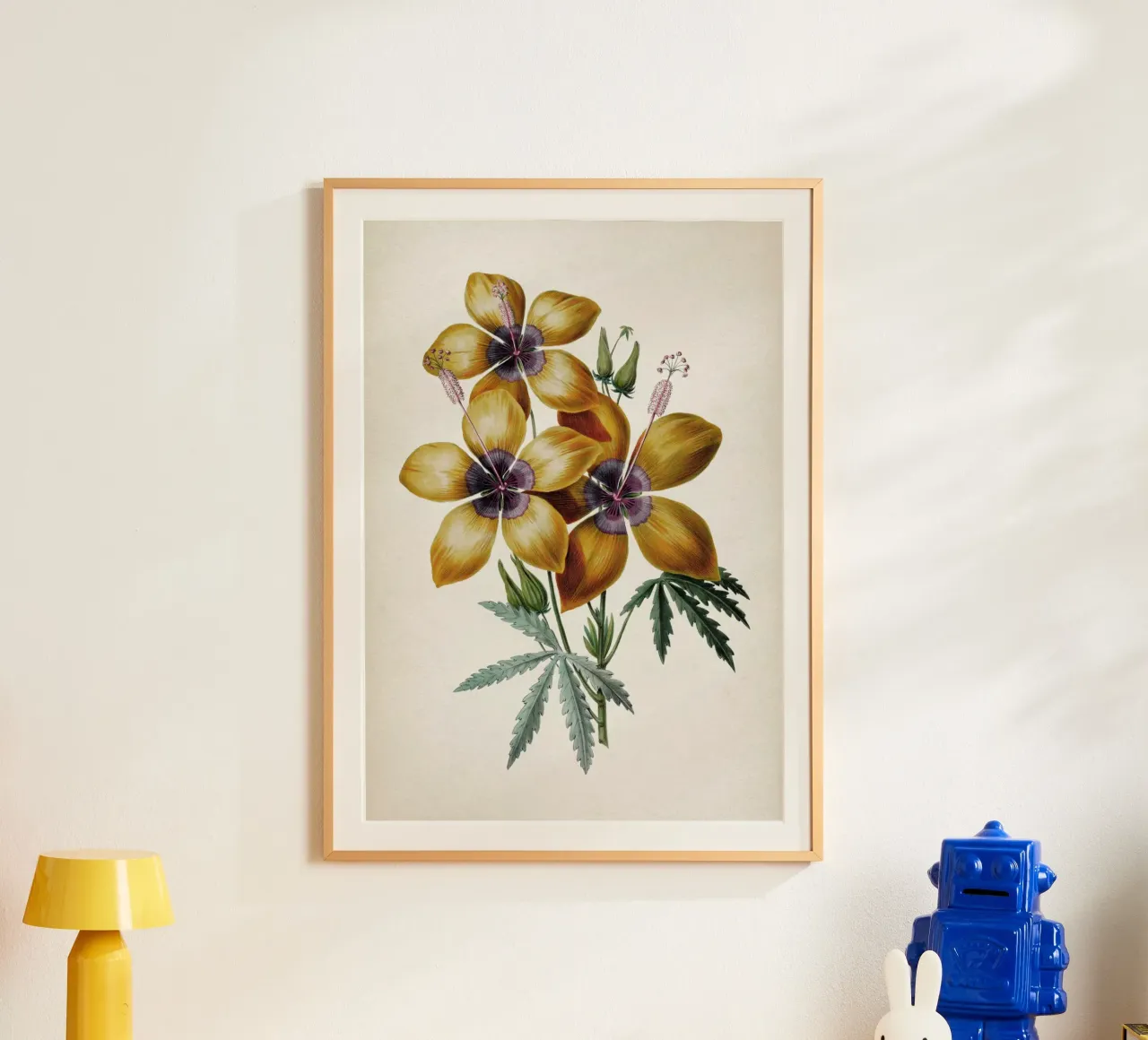 Vintage Denisse 1 Hibiscus Sinensis hahnemühle by Vintage Print Collection