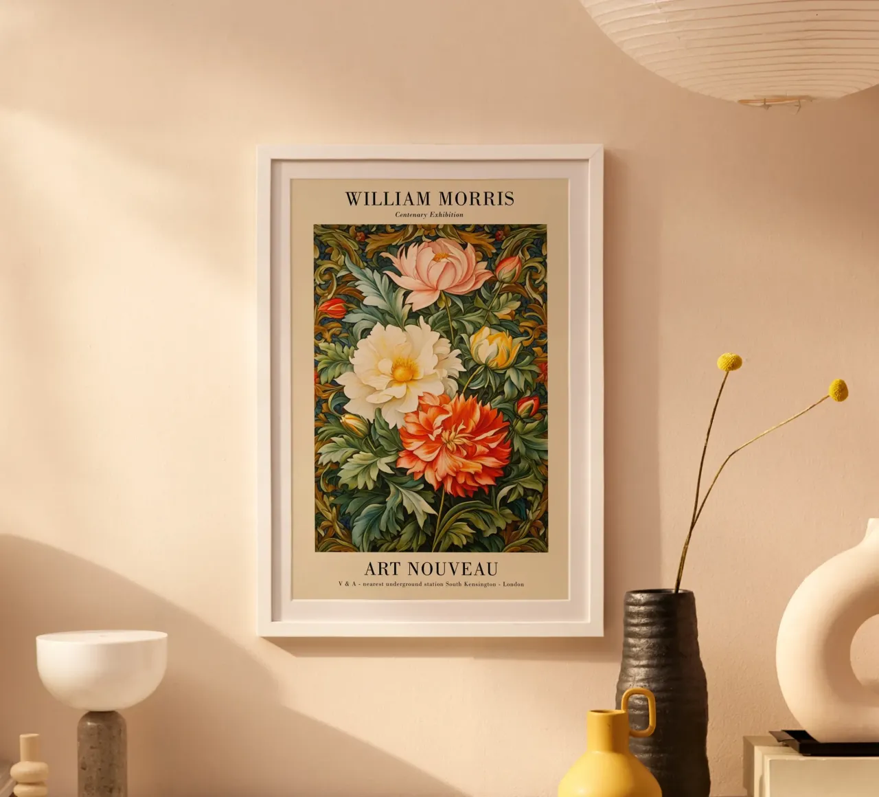 art nouveau morris poster da komo store