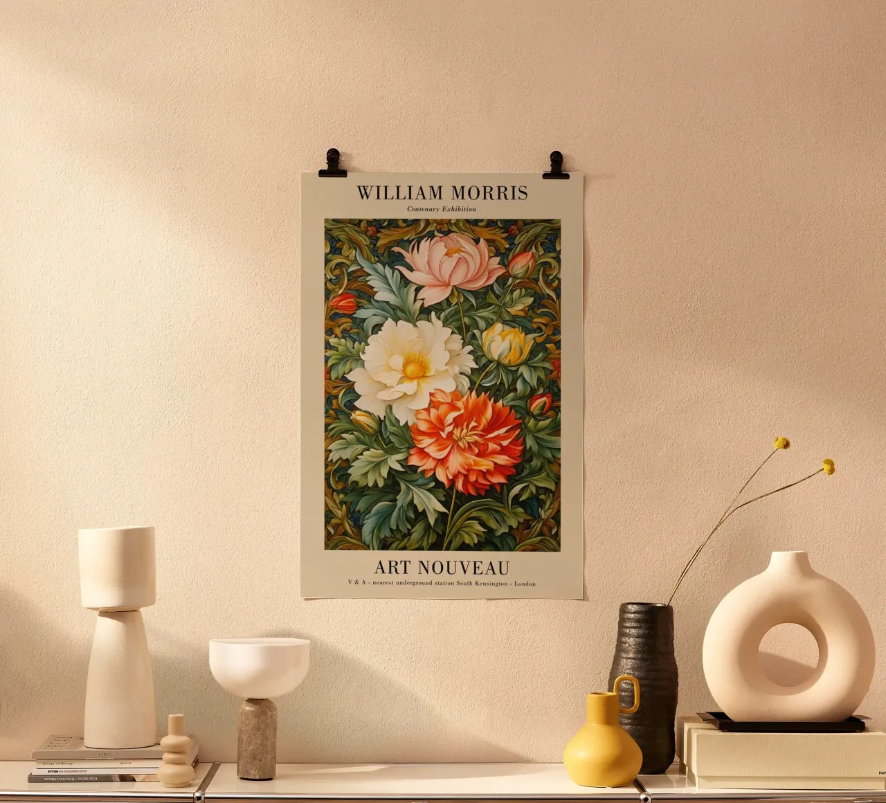art nouveau morris poster da komo store