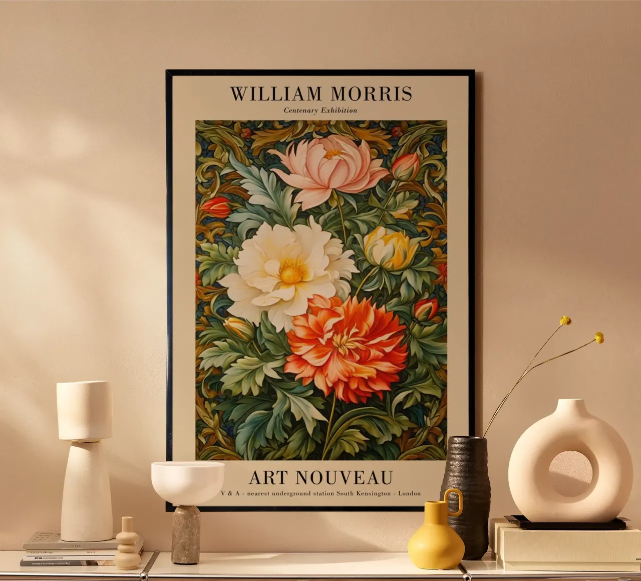 art nouveau morris poster da komo store