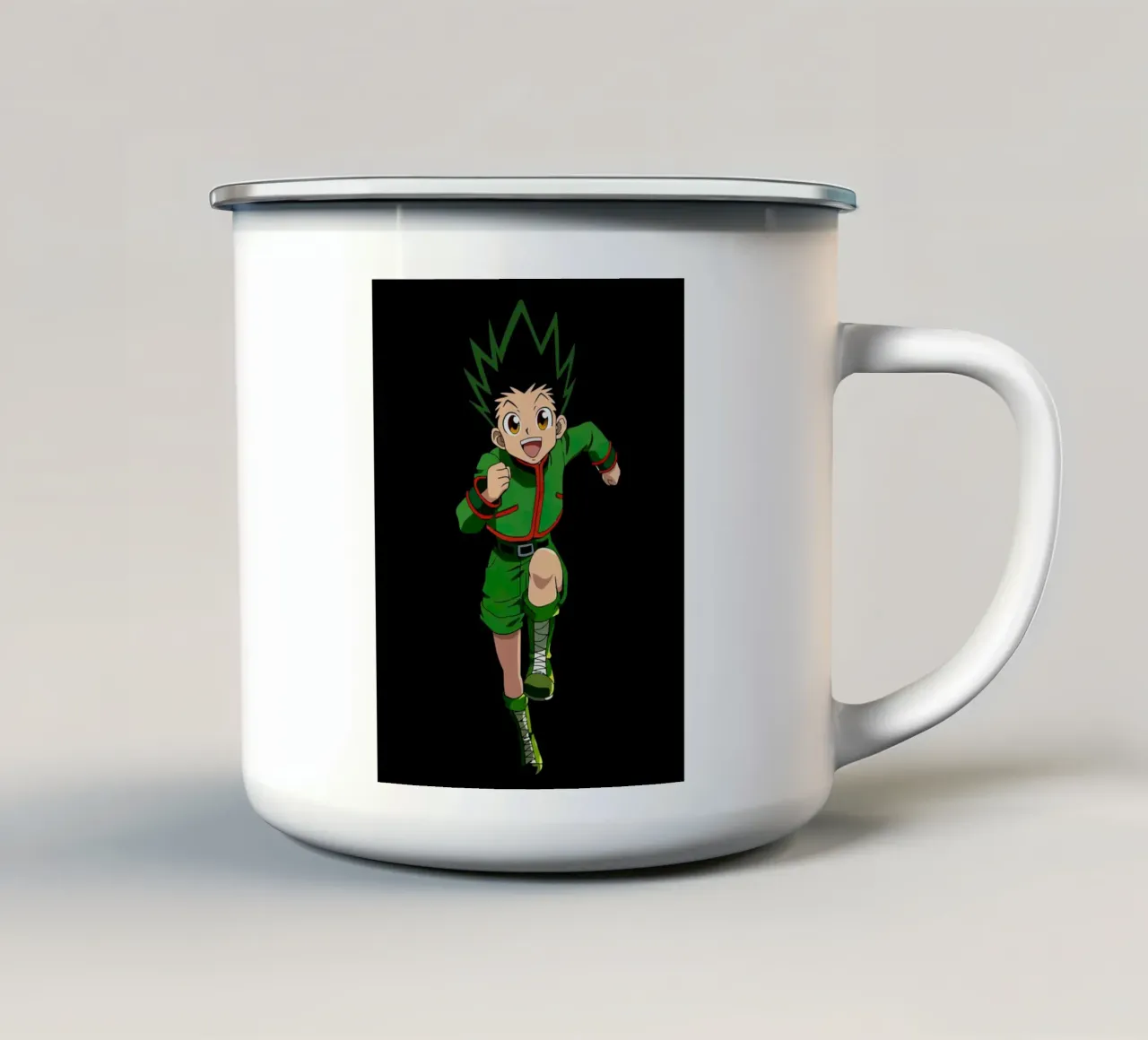 Gon Cacciatore X Cacciatore tazza in smalto da Dumery Art