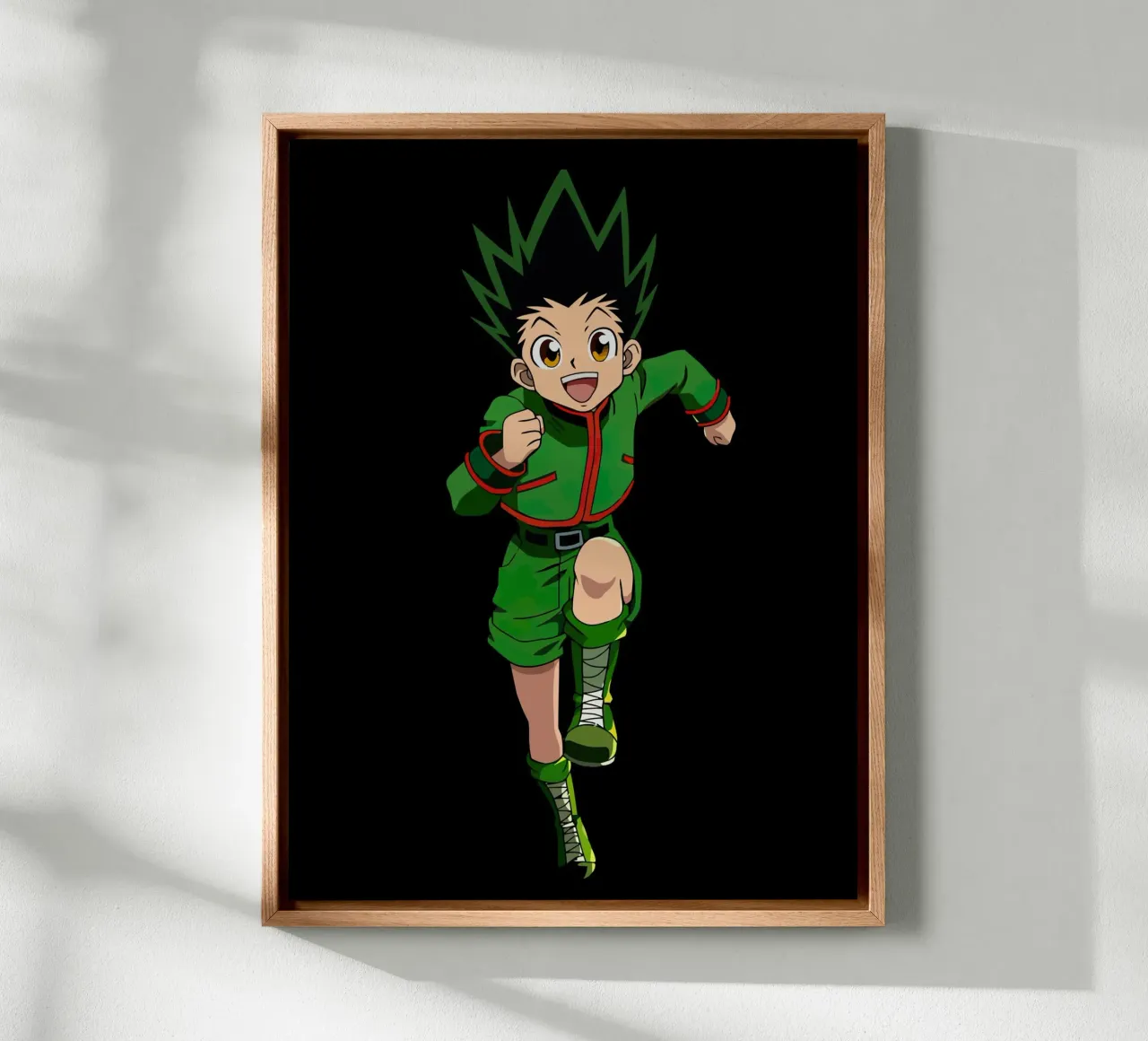 Gon Jäger X Jäger Leinwand mit Schattenfugenrahmen von Dumery Art