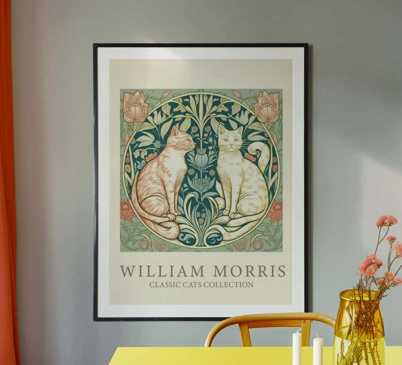 due bellissimi gatti poster da komo store