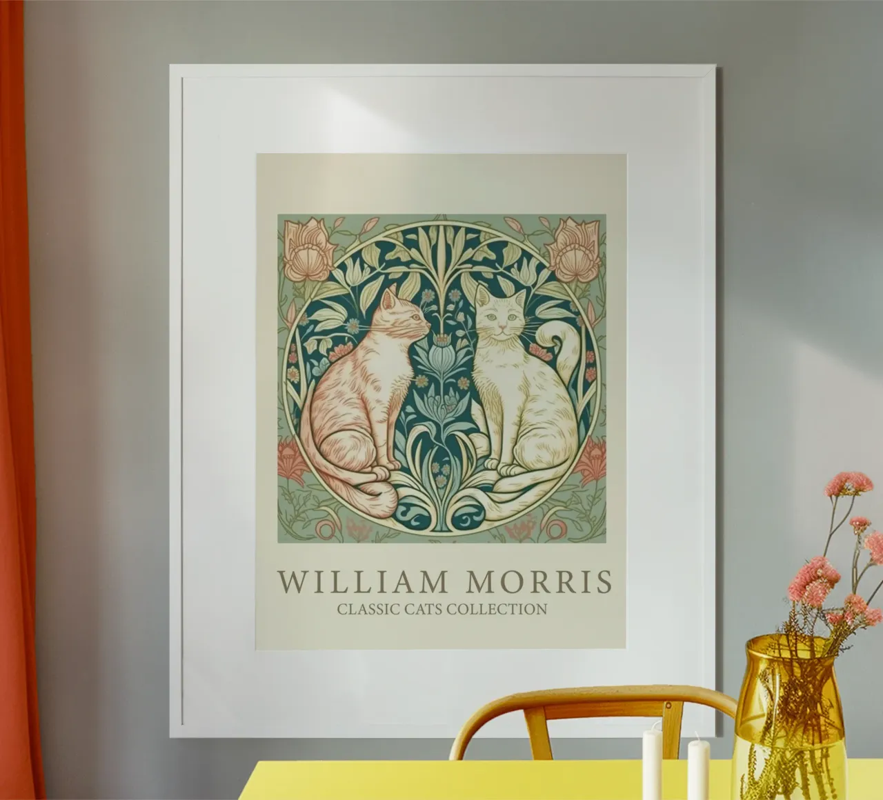 due bellissimi gatti poster da komo store