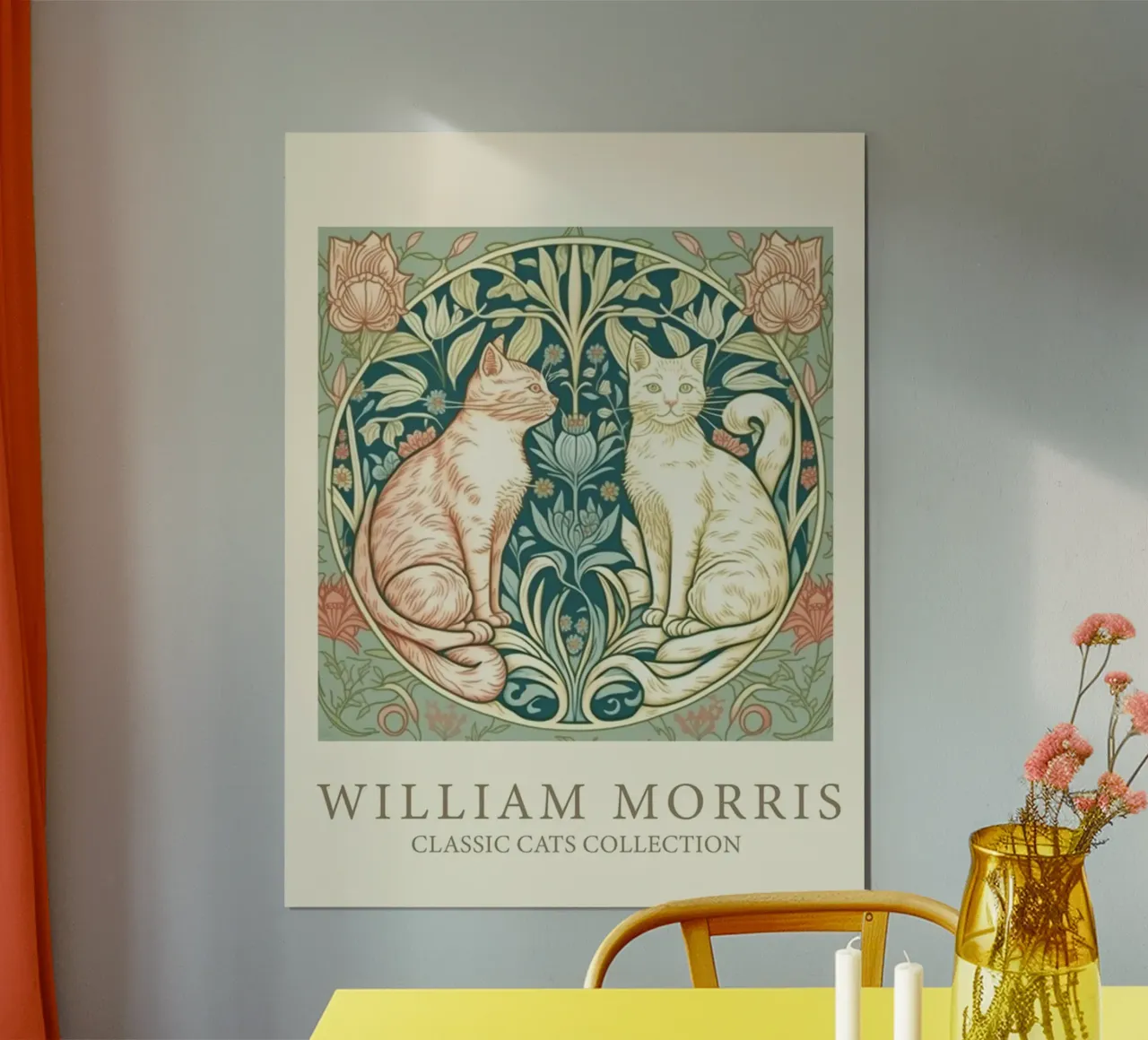due bellissimi gatti poster da komo store