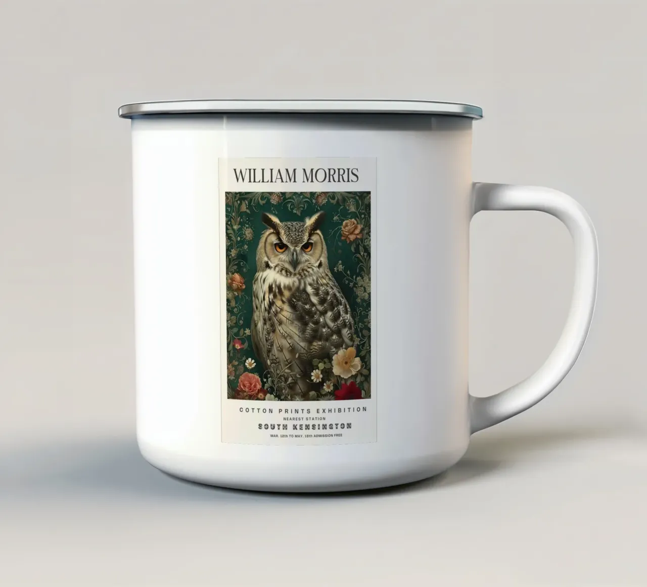 occhio di gufo tazza in smalto da komo store