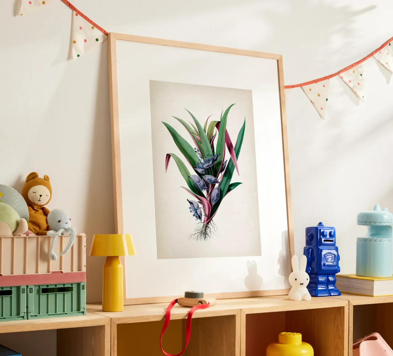 Vintage Denisse 1 Tradescantia hahnemühle by Vintage Print Collection